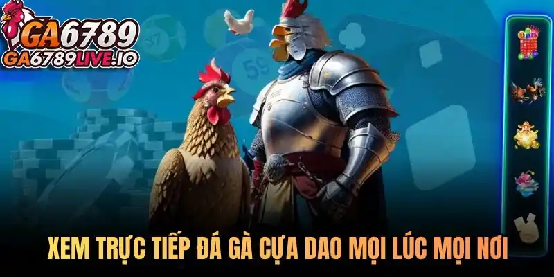 Xem trực tiếp đá gà cựa dao mọi lúc mọi nơi